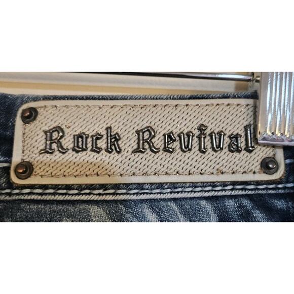 Rock Revival Sherry Mid-rise Boot Jeans Size 27 - Picture 3 of 5